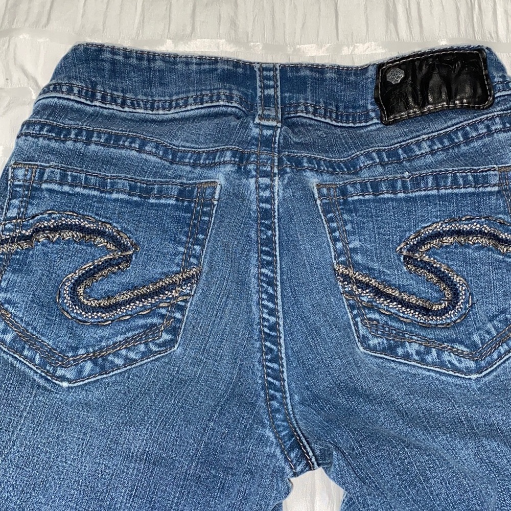 Silver Suki Mid Flare size w25/L34